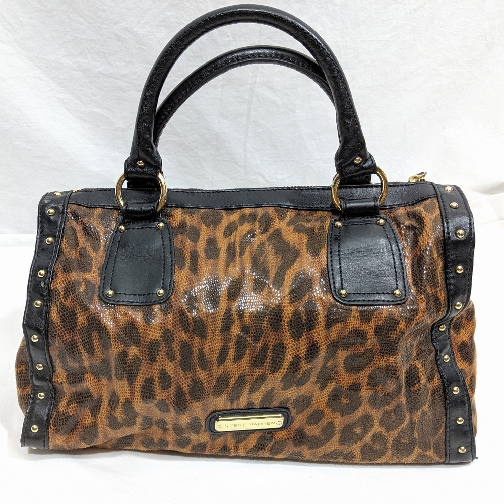 Steve Madden Leopard Printrint Satchel